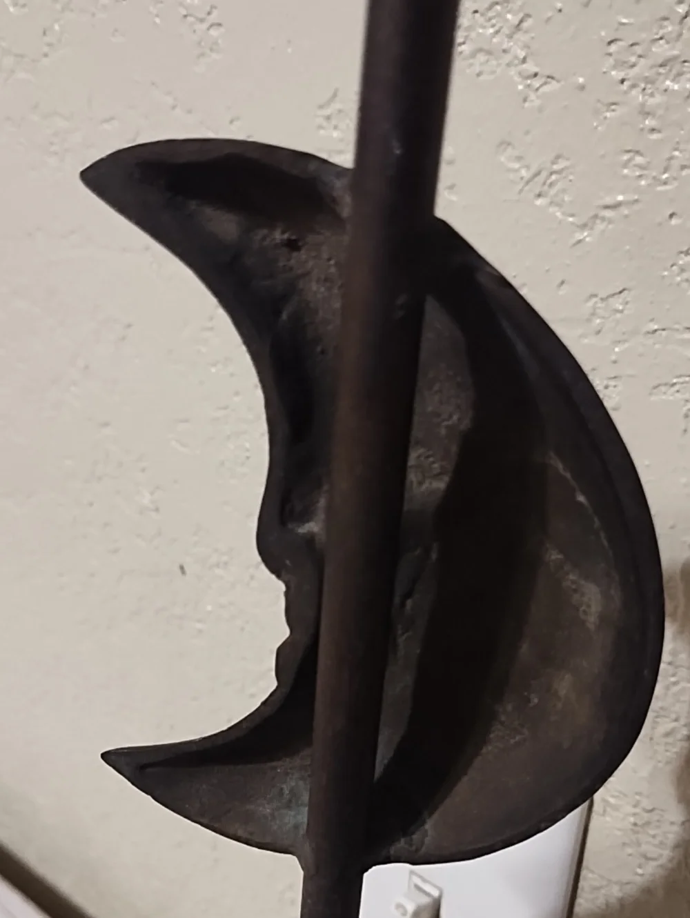 Decorative Moon Candle Holder in Bronze -